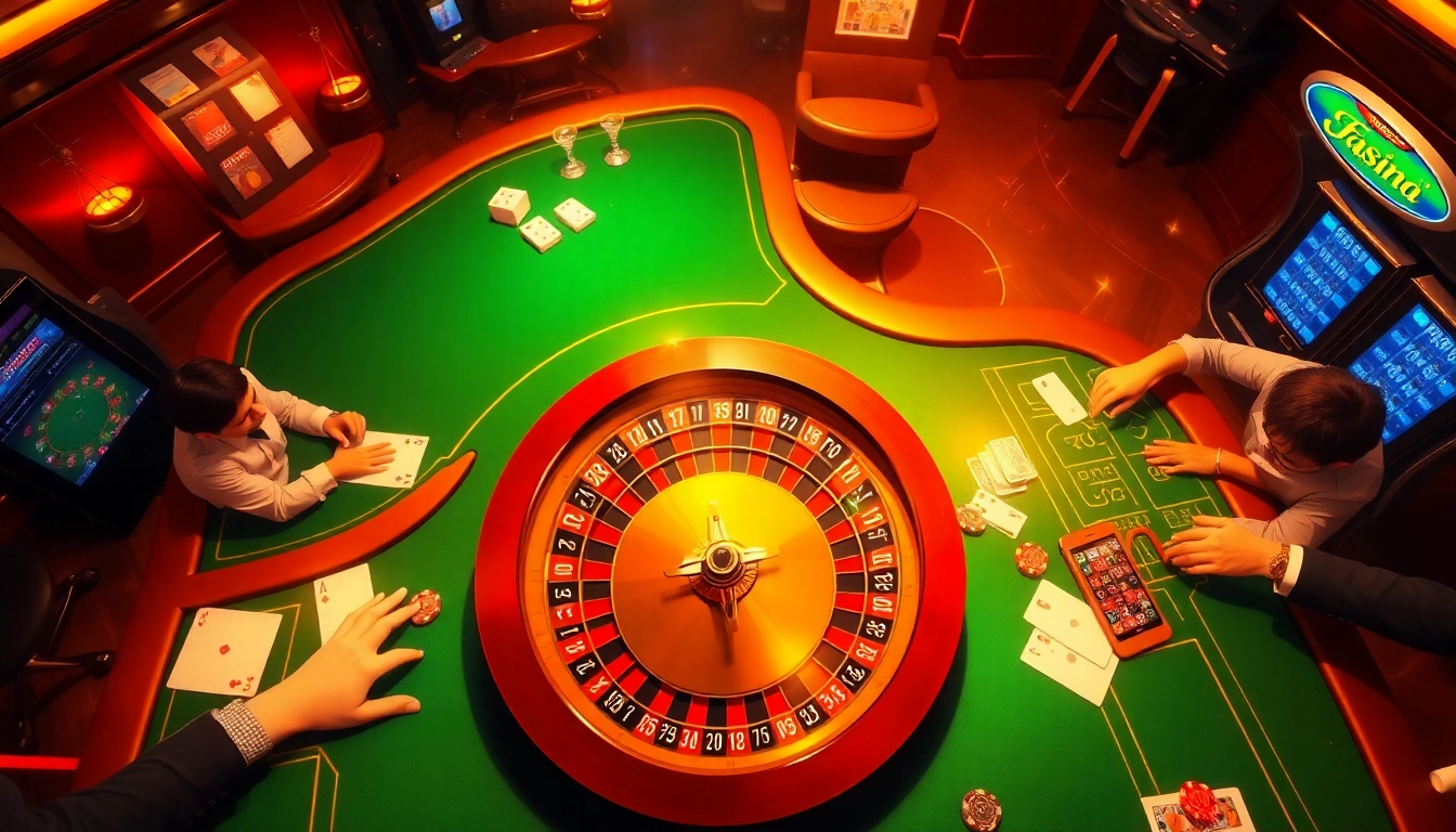 Experience the thrill of rik vip gaming with exquisite tables and vibrant casino elements.