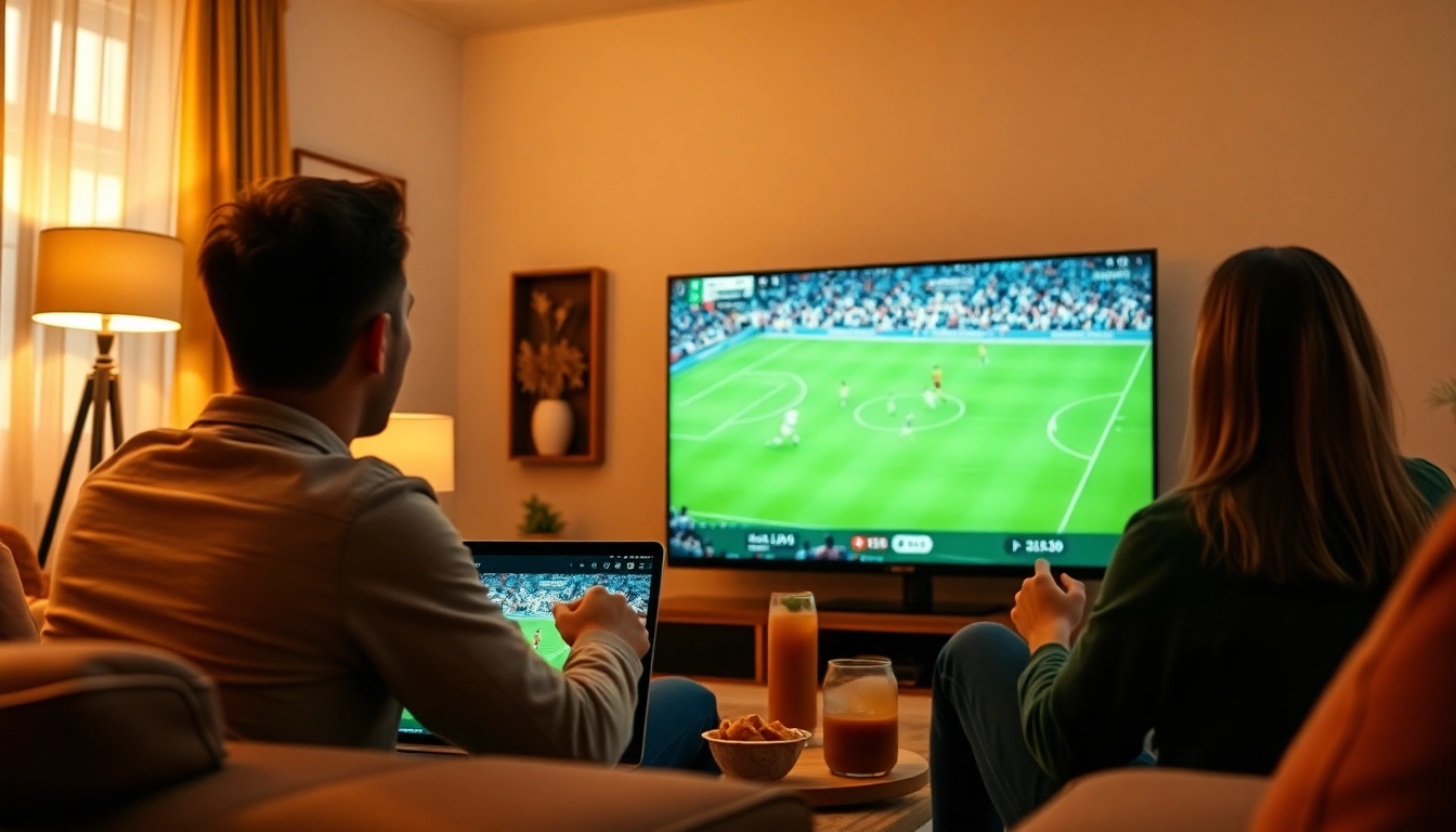 CakhiaTV feedback on a cozy football viewing experience showcasing live streaming.