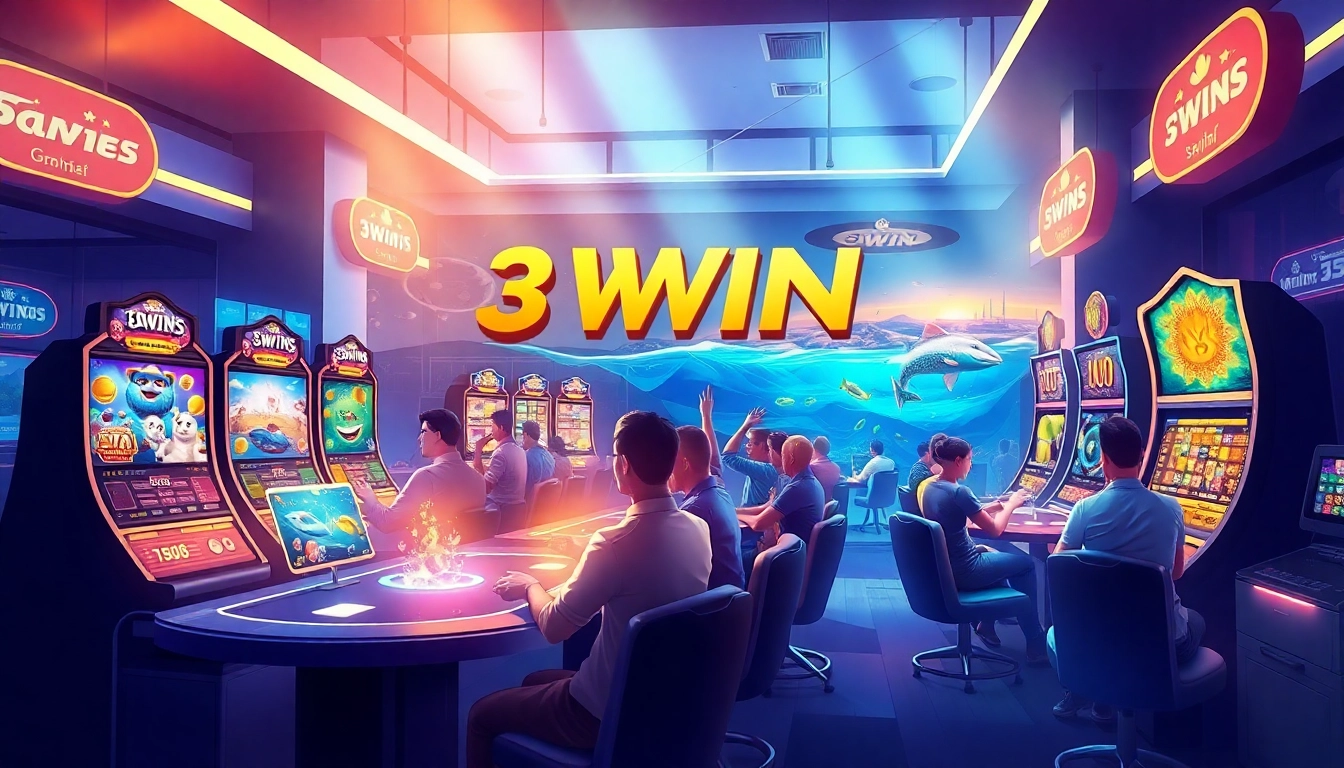 Experience the thrill of gaming at Nhà cái 3WIN with interactive casino tables and exciting slot machines.